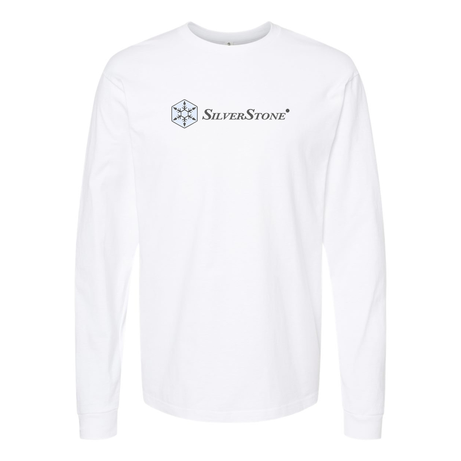 Men's SilverStone Logo Cotton Long Sleeve T-Shirt
