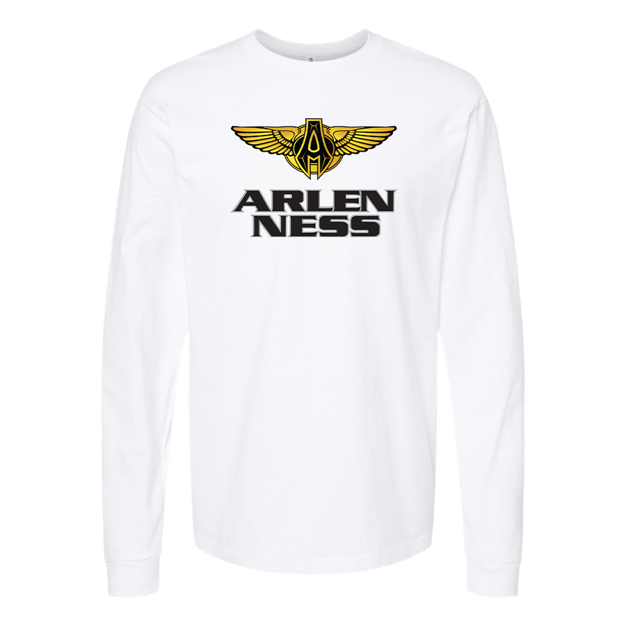 Men's Arlen Ness Logo Cotton Long Sleeve T-Shirt