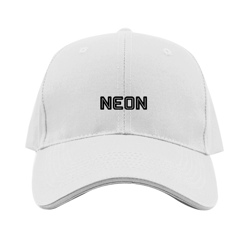 Neon Logo Dad Baseball Cap Hat
