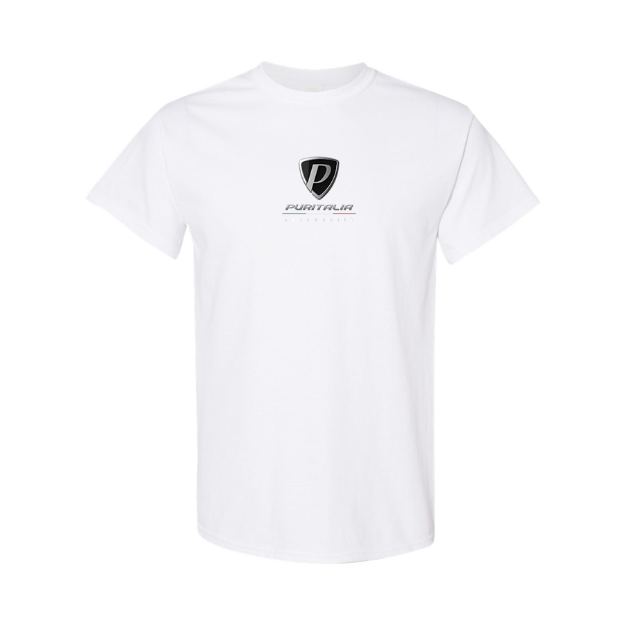 Men's Puritalia Automobili Logo Cotton T-Shirt