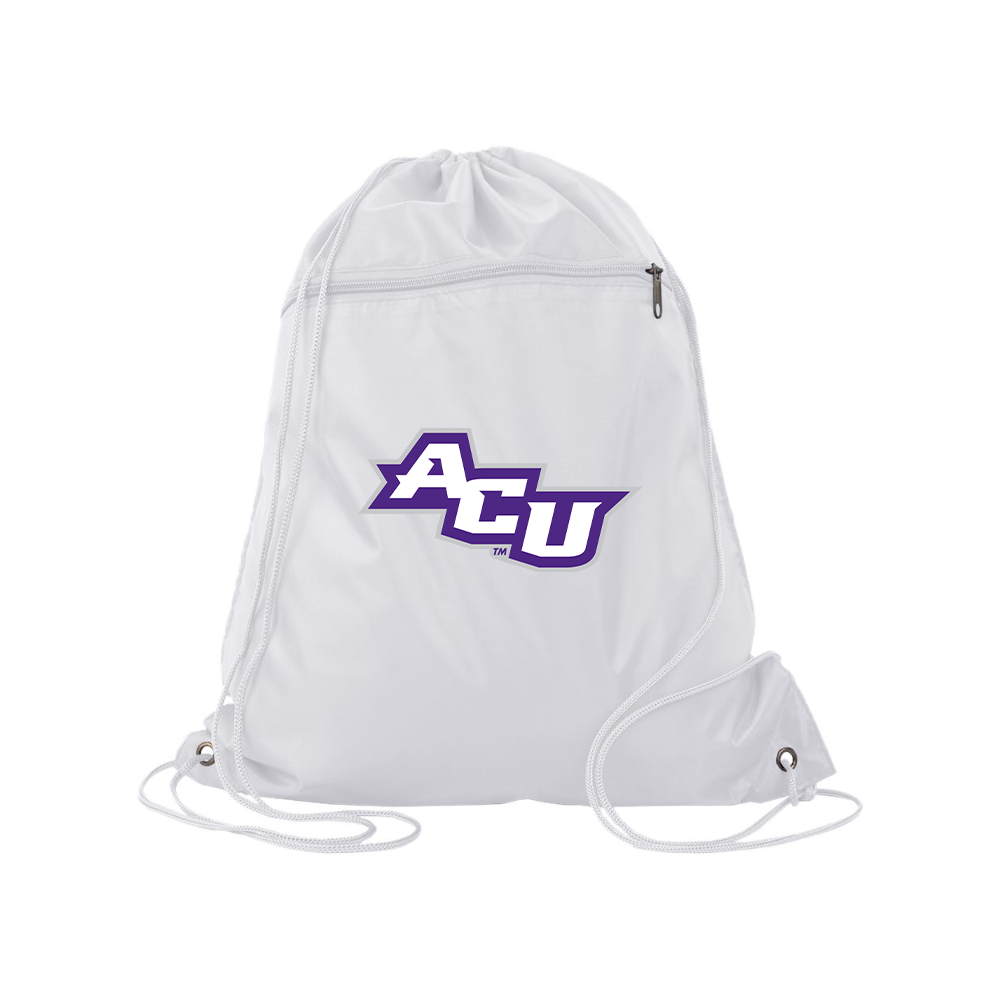 Abilene Christian Wildcats Q-Tees - Polyester Cinchpack