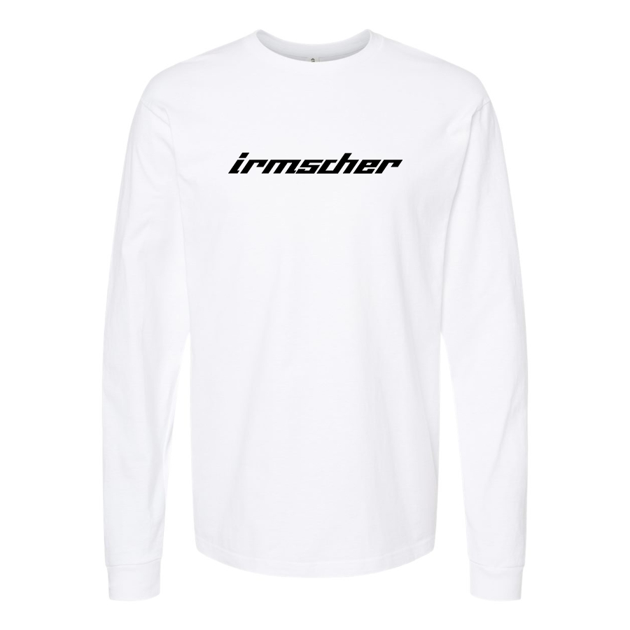 Men's Irmscher Logo Cotton Long Sleeve T-Shirt