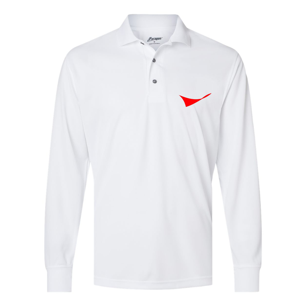 Men's Conoco Phillips Symbol Paragon Prescott Long Sleeve Polo