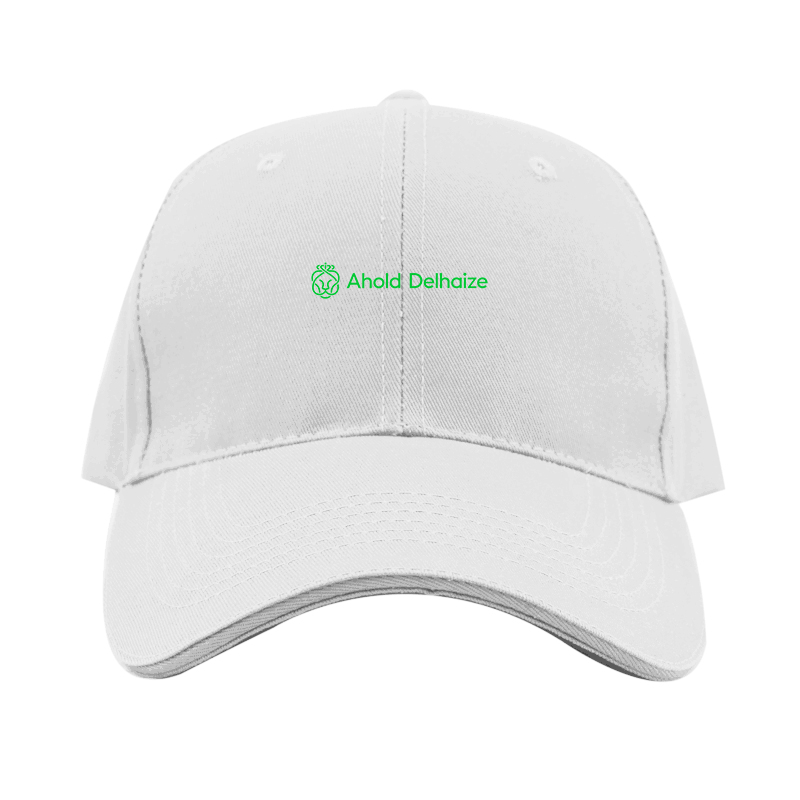 Ahold Delhaize Vertical Logo Dad Baseball Cap Hat