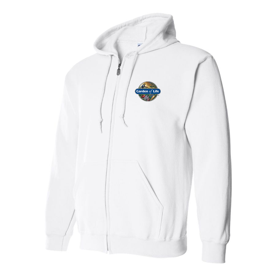 Men's Garden of Life Logo Zipper Hoodie
