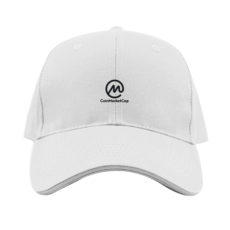 CoinMarketCap Logo Dad Baseball Cap Hat