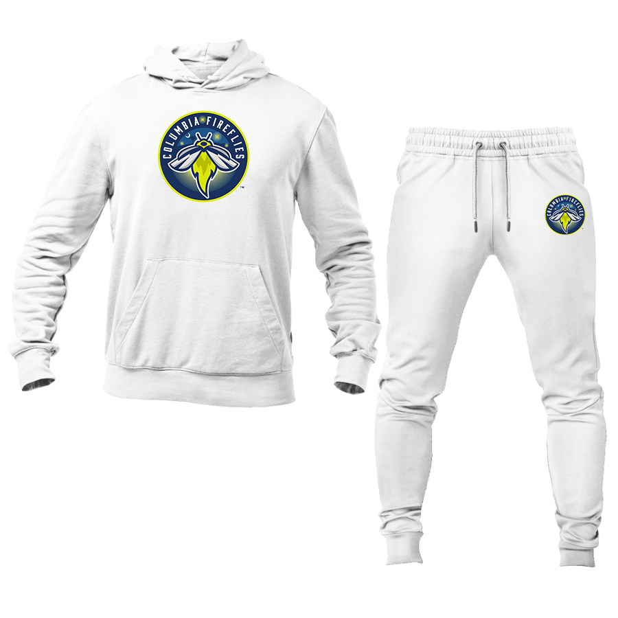 Men's Columbia Fireflies Logo Hoodie Joggers Set