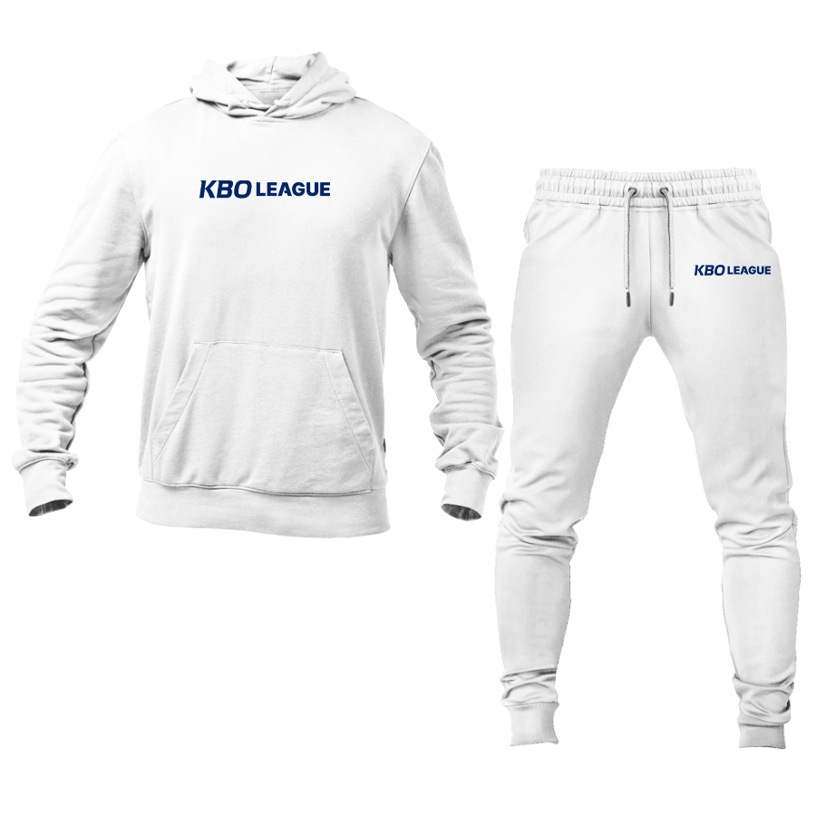 Men's KBO League Logo Hoodie Joggers Set