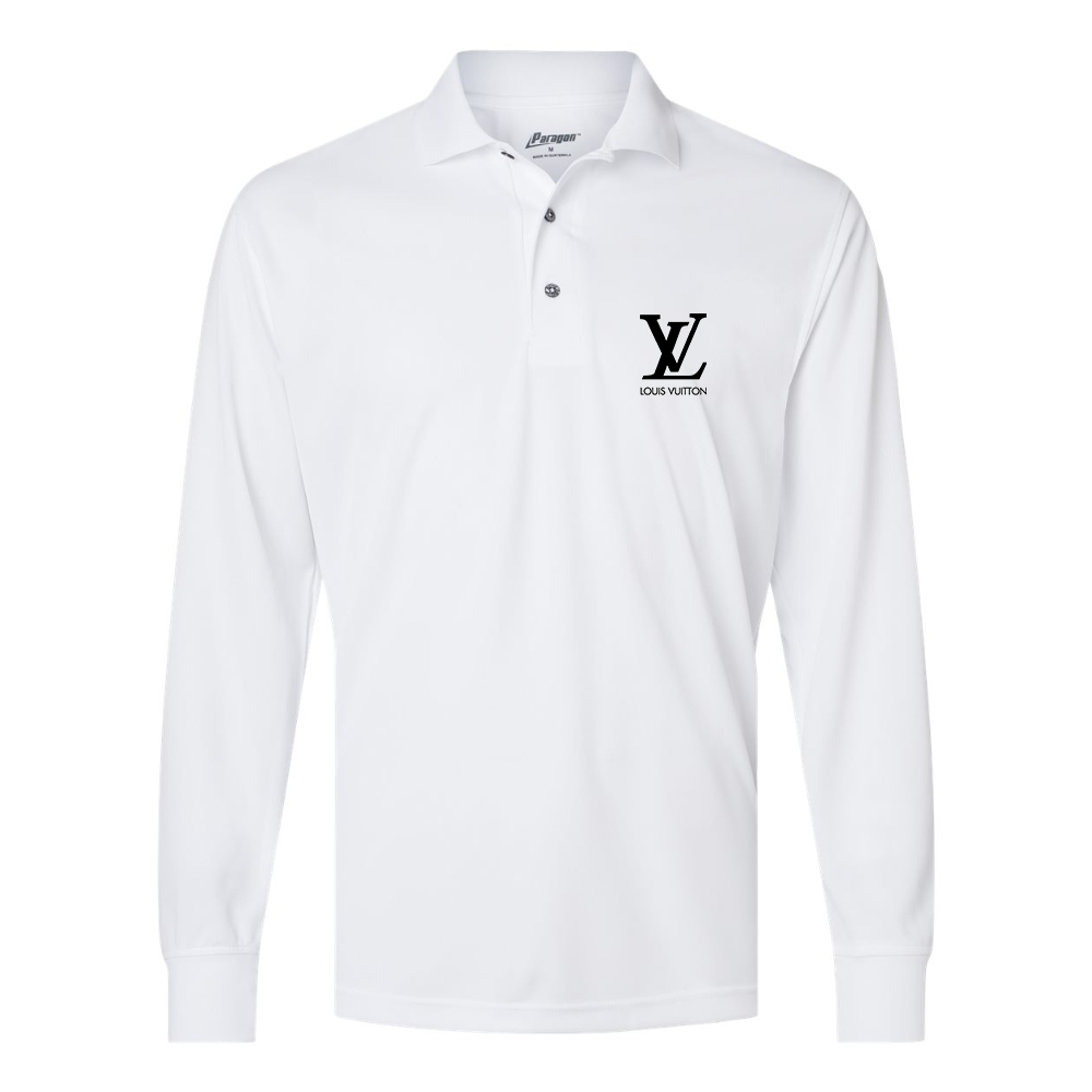 Men's Louis Vuitton Paragon Prescott Long Sleeve Polo