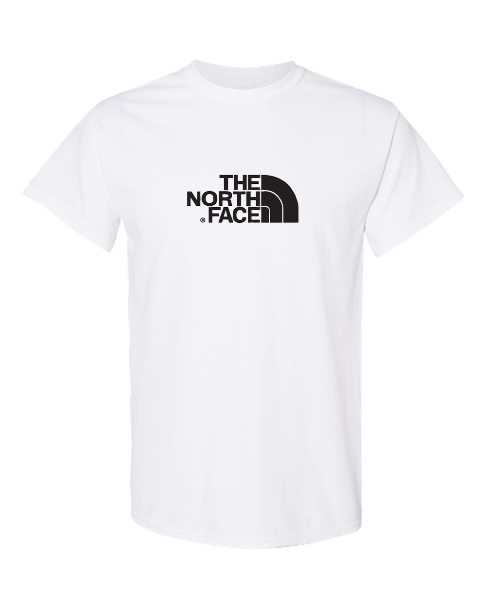 Men's The North Face Black Gildan Heavy Cotton T-Shirt