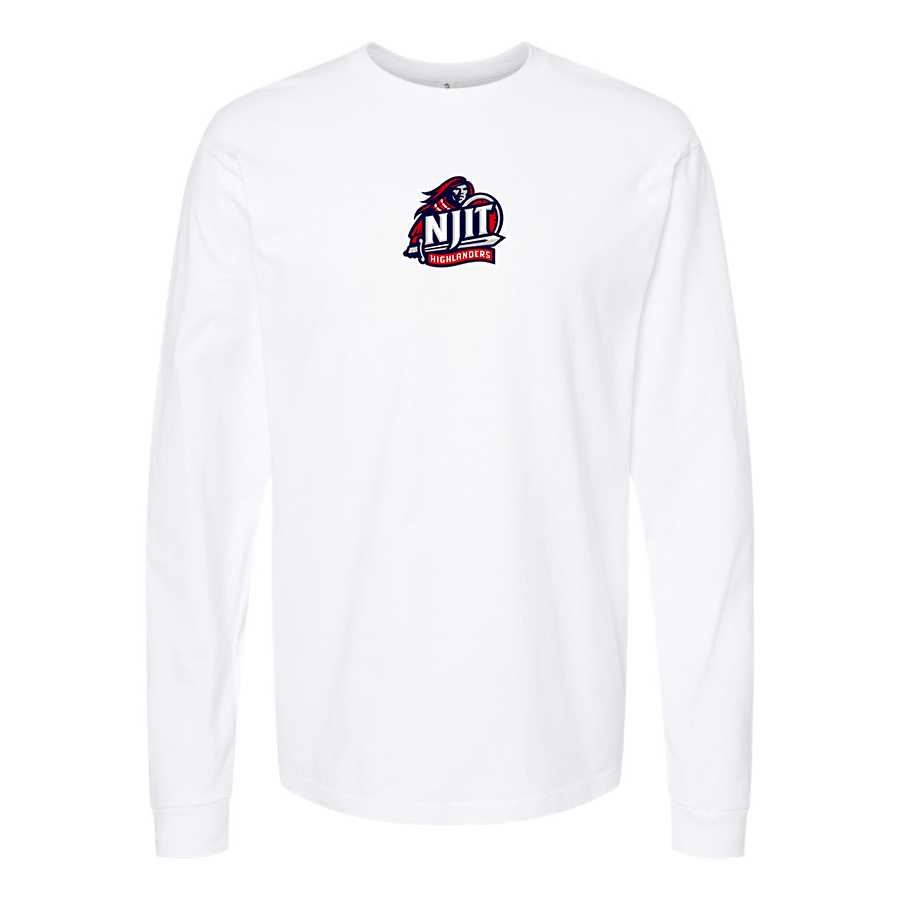 Men's NJIT Highlanders Logo Cotton Long Sleeve T-Shirt