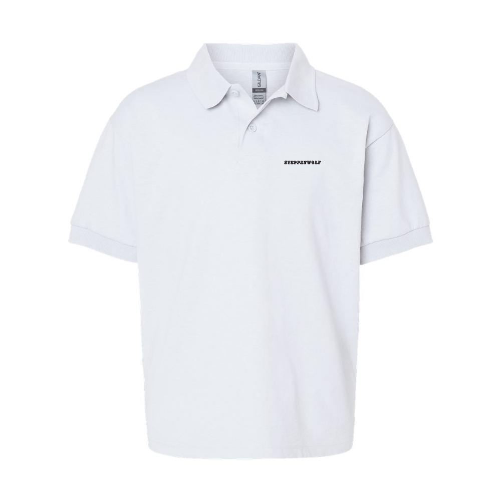 Youth Steppen wolf Gildan Dry Blend Jersey Polo