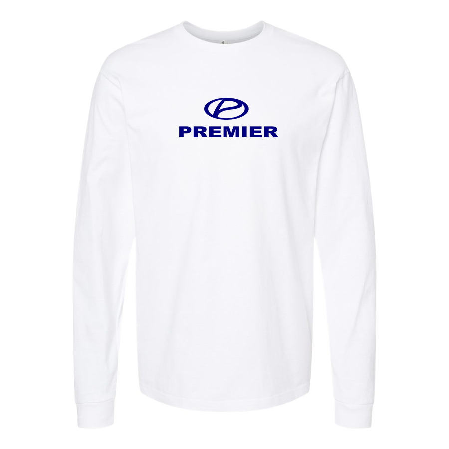 Men's Premier Logo Cotton Long Sleeve T-Shirt