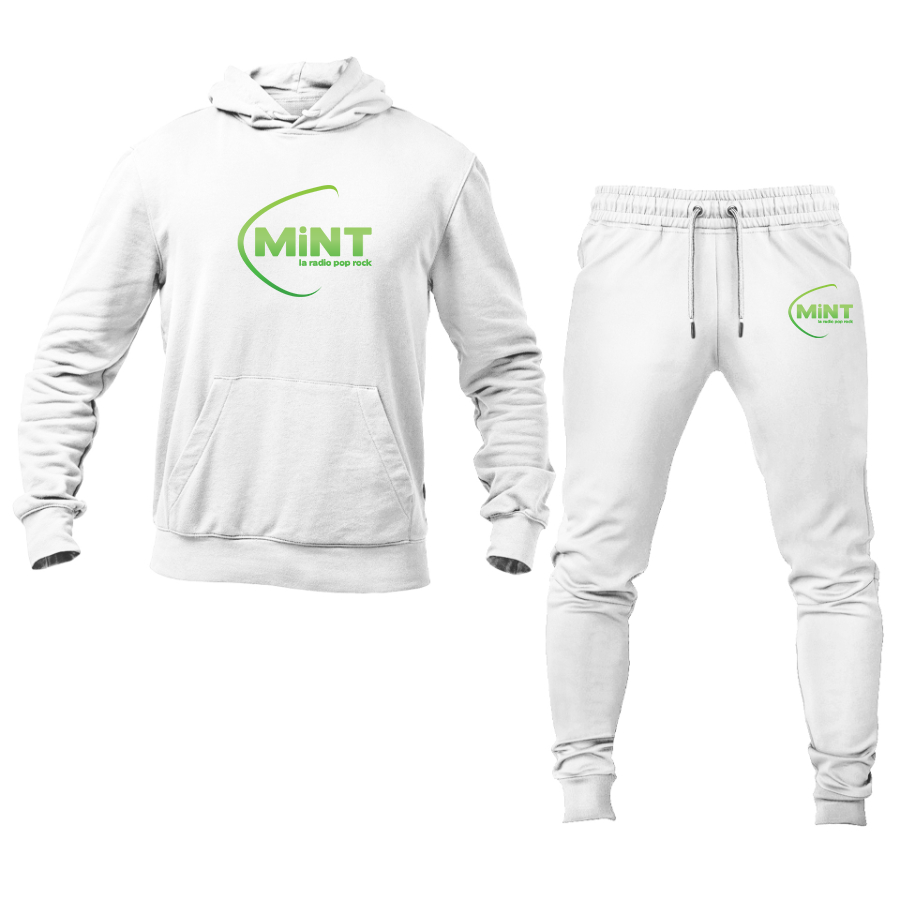 Men's Mint Radio Logo Hoodie Joggers Set