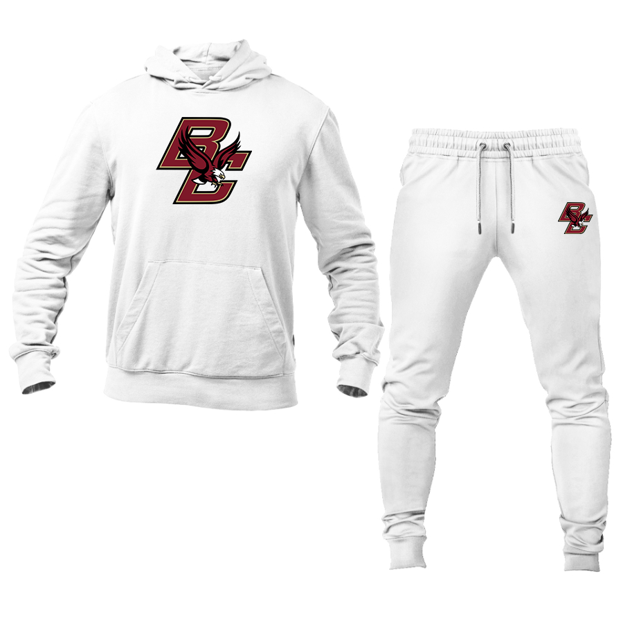 Men's Boston College Eagles Hoodie Joggers Set