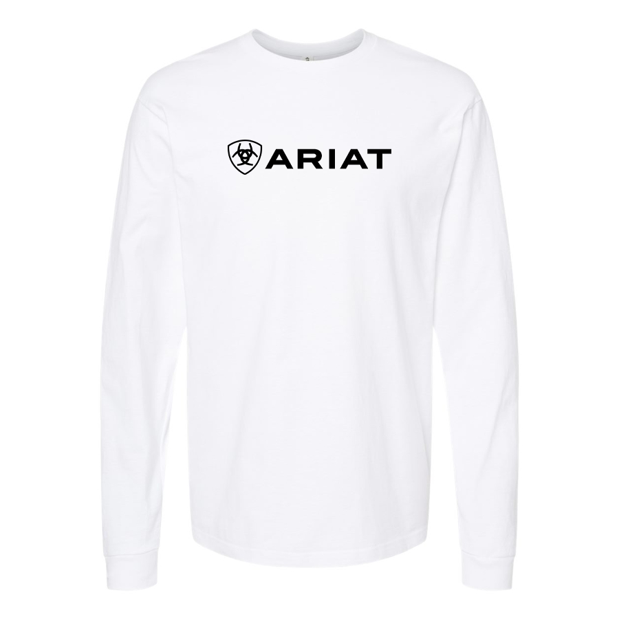 Men's Ariat Logo Cotton Long Sleeve T-Shirt