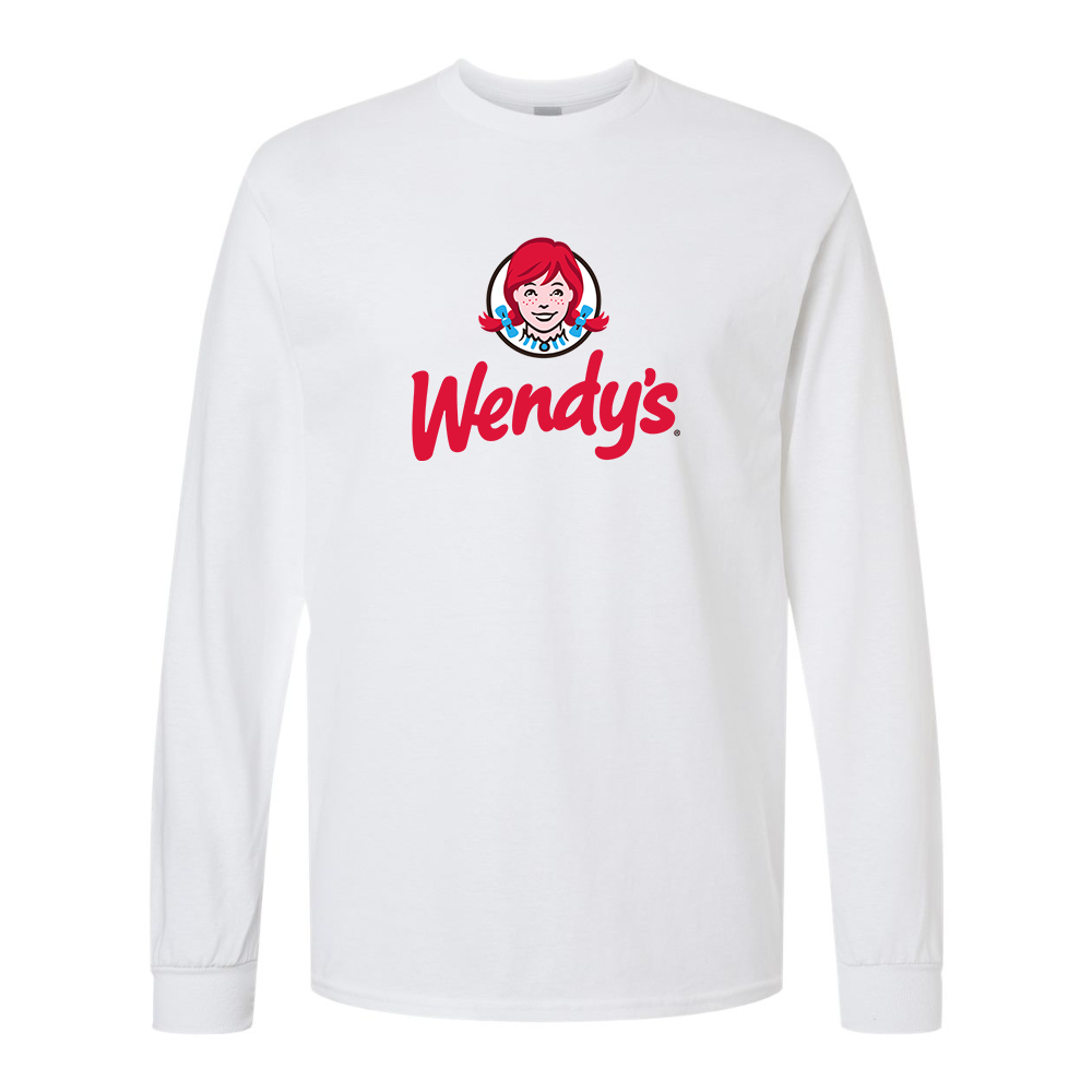 Men's Wendy_s Gildan Heavy Cotton Long Sleeve T-Shirt