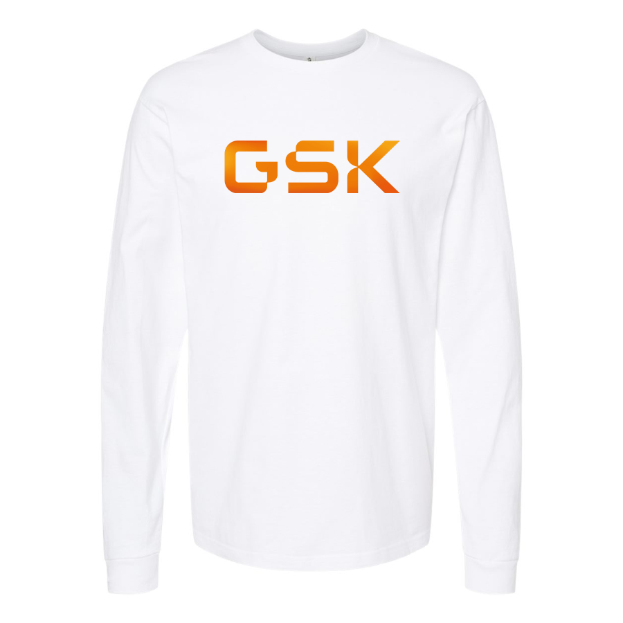Men's GSK Logo Cotton Long Sleeve T-Shirt