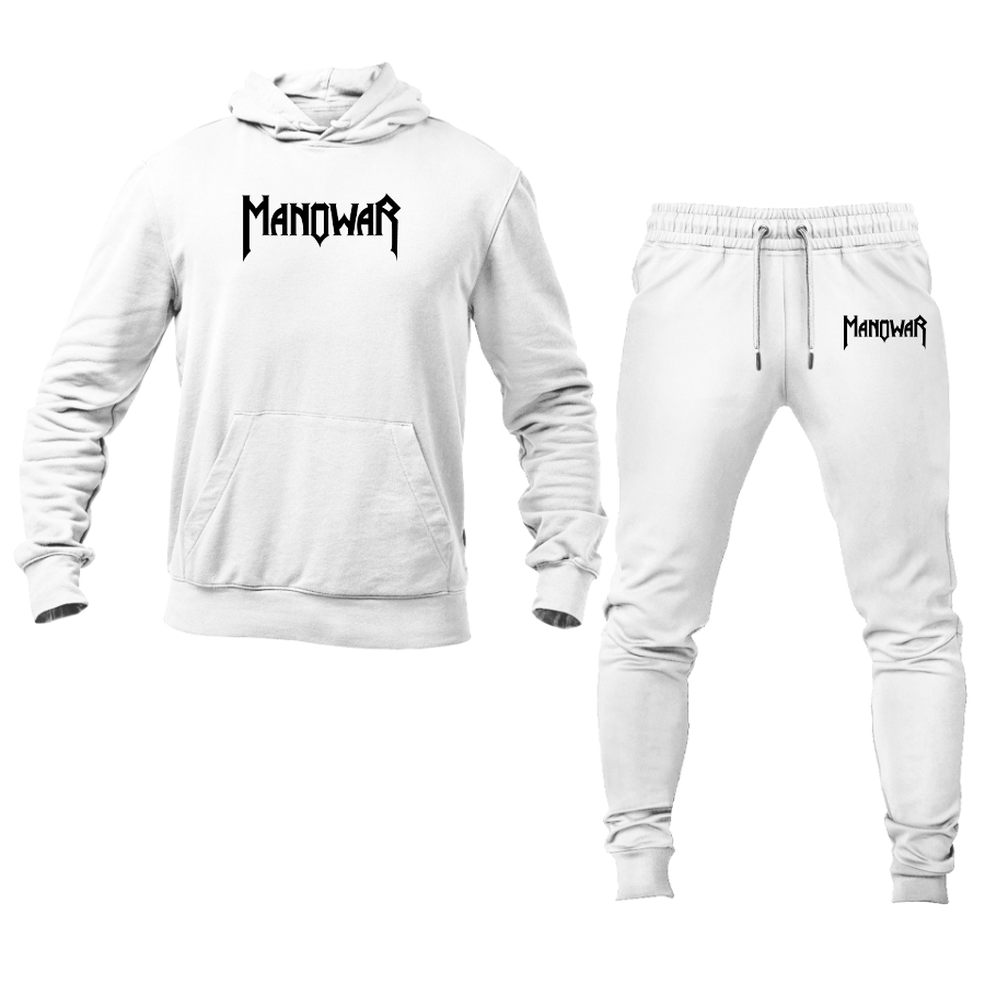 Men's Manowar Logo Hoodie Joggers Set