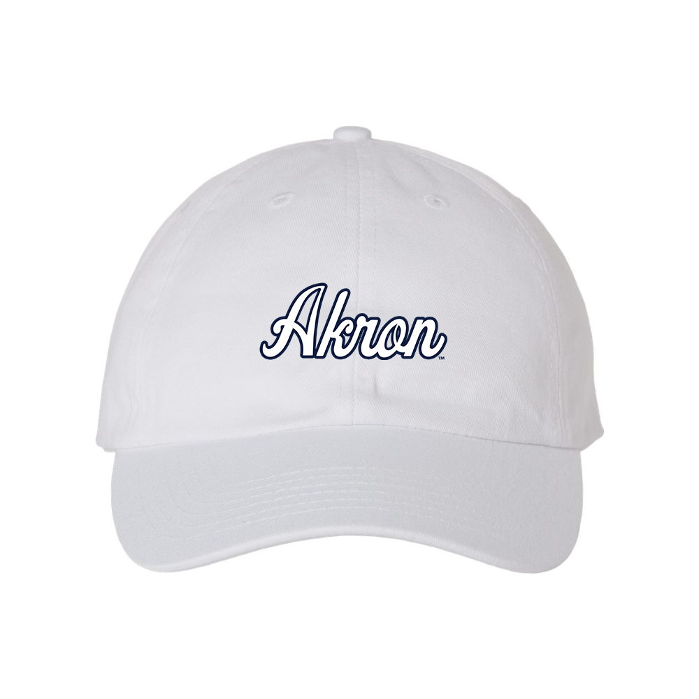 Akron Zips Valucap Adult Bio-Washed Classic Dad Hat