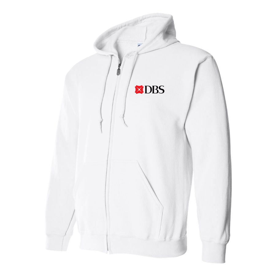 Men's DBS Bank Logo Zipper Hoodie