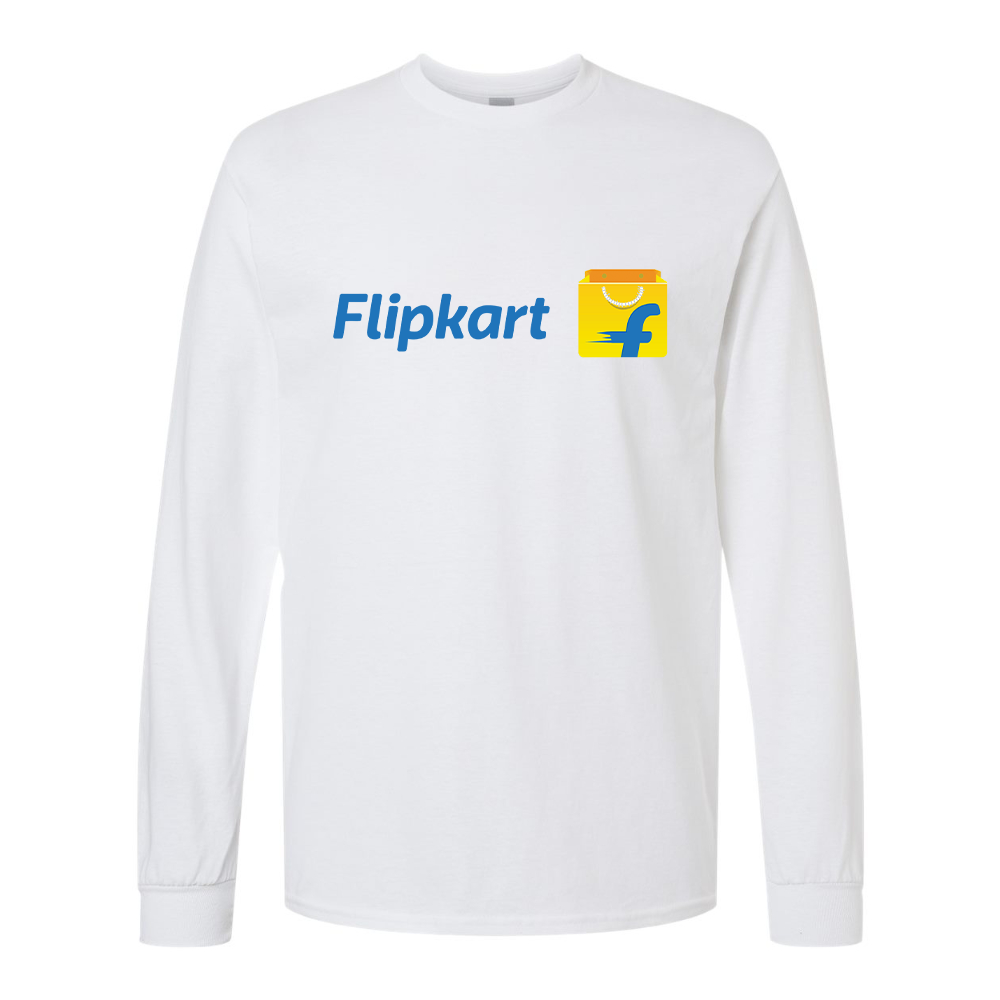 Men's Flipkart Gildan Heavy Cotton Long Sleeve T-Shirt