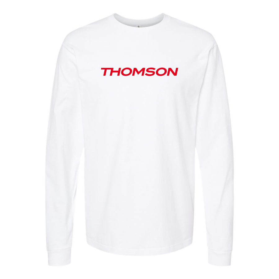 Men's Thomson Logo Cotton Long Sleeve T-Shirt