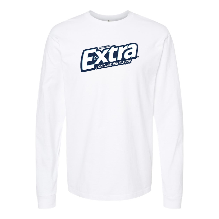 Men's Extra Gum Logo Cotton Long Sleeve T-Shirt