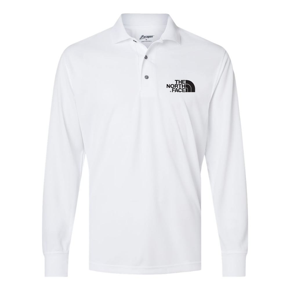 Men's The North Face Black Paragon Prescott Long Sleeve Polo