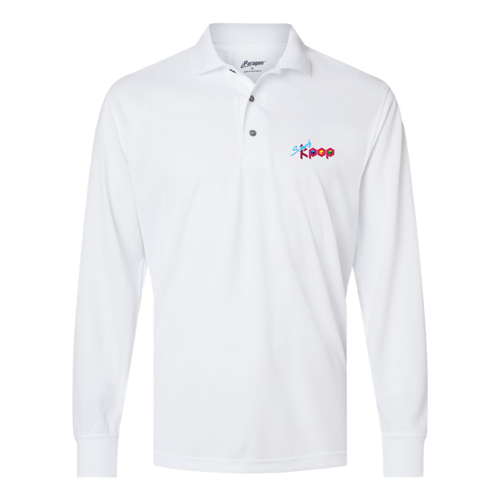Men's Simply Kpop Paragon Prescott Long Sleeve Polo