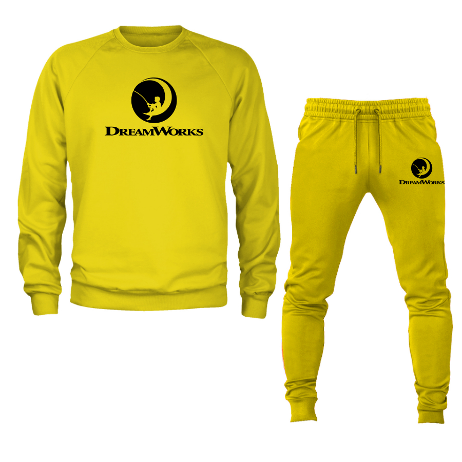 Men's Dreamworks Crewneck Sweatshirt Joggers Suit
