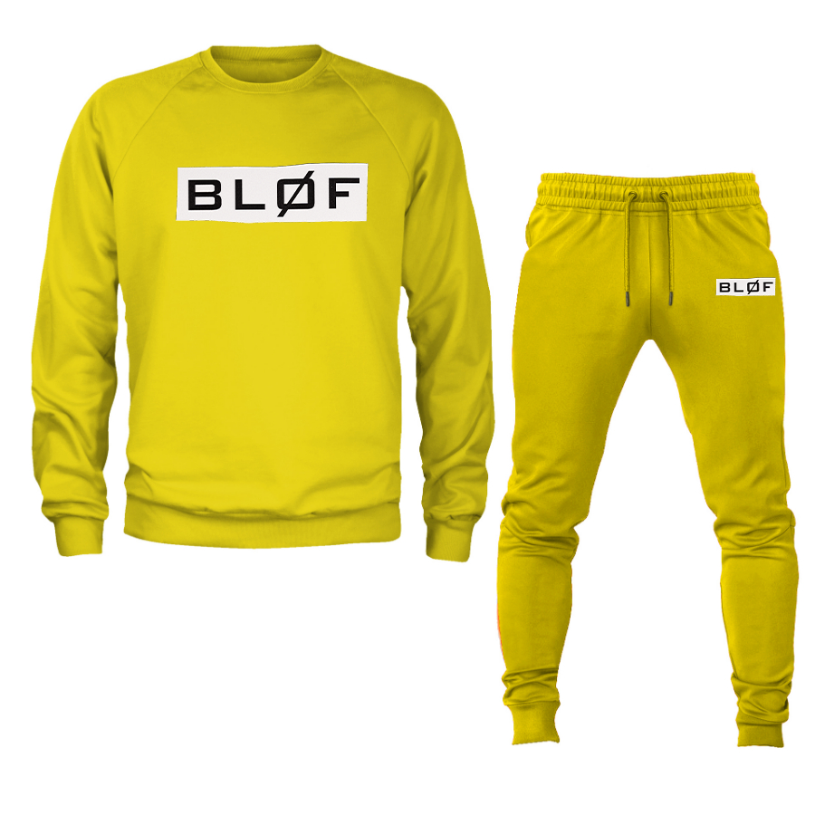 Men's BLØF Crewneck Sweatshirt Joggers Suit