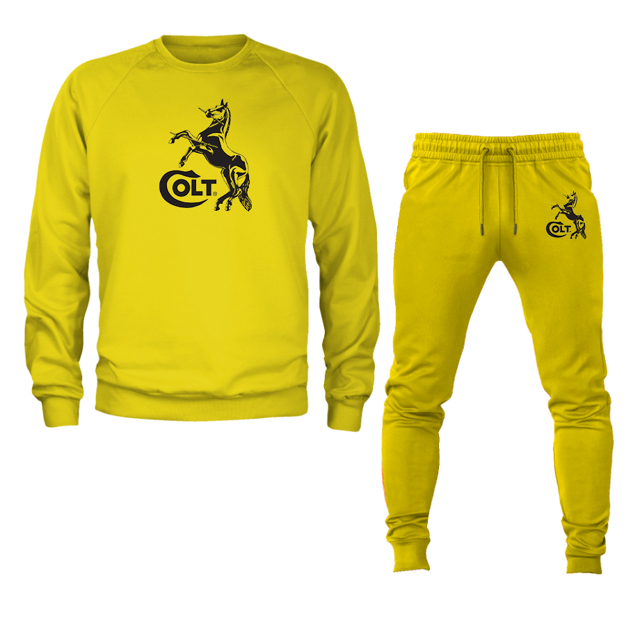 Men's Colt Horse Crewneck Sweatshirt Joggers Suit