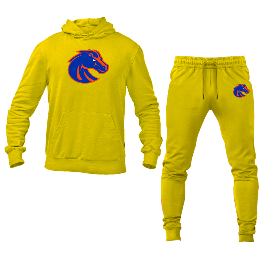 Men's Boise State Broncos Hoodie Joggers Set