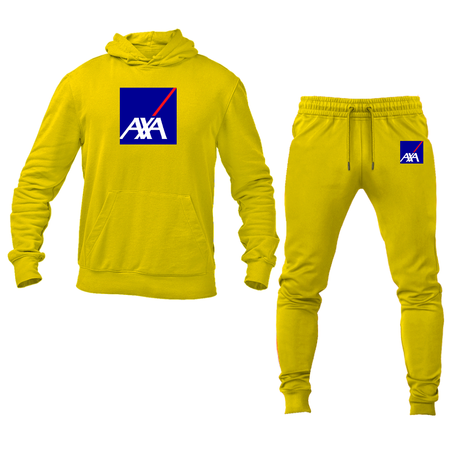 Men's Axa Logo Hoodie Joggers Set