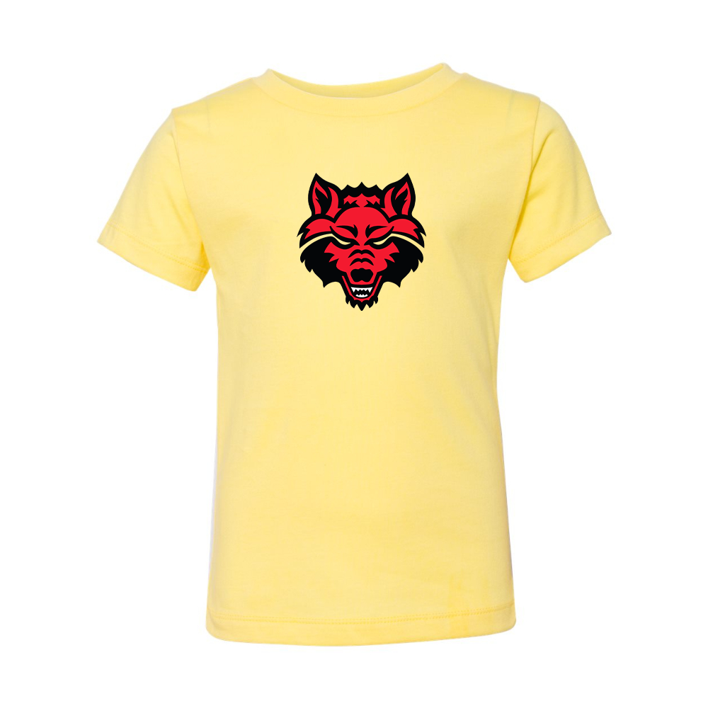 Arkansas State Red Wolves BELLA CANVAS Toddler Jersey Tee