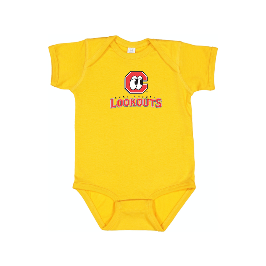 Chattanooga Lookouts Logo Baby Onesie Romper