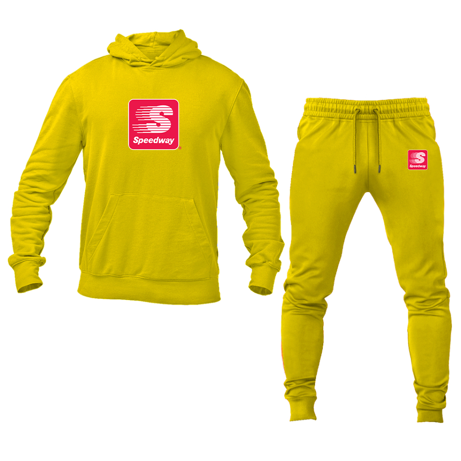Men's Speedway Gas Station Logo Hoodie Joggers Set