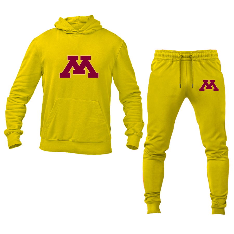 Men's Minnesota Golden Gophers Logo Hoodie Joggers Set