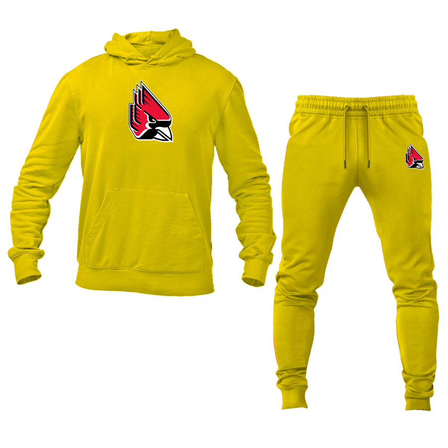 Men's Ball State Cardinals Hoodie Joggers Set