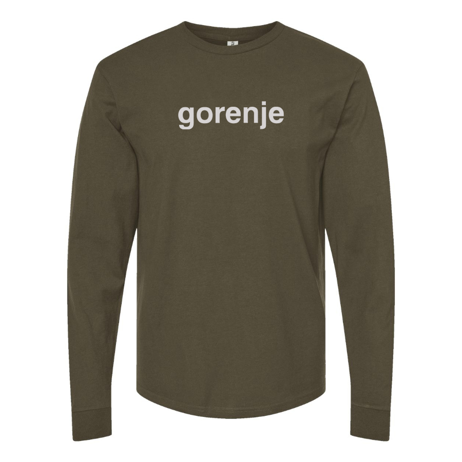 Men's Gorenje Logo Cotton Long Sleeve T-Shirt