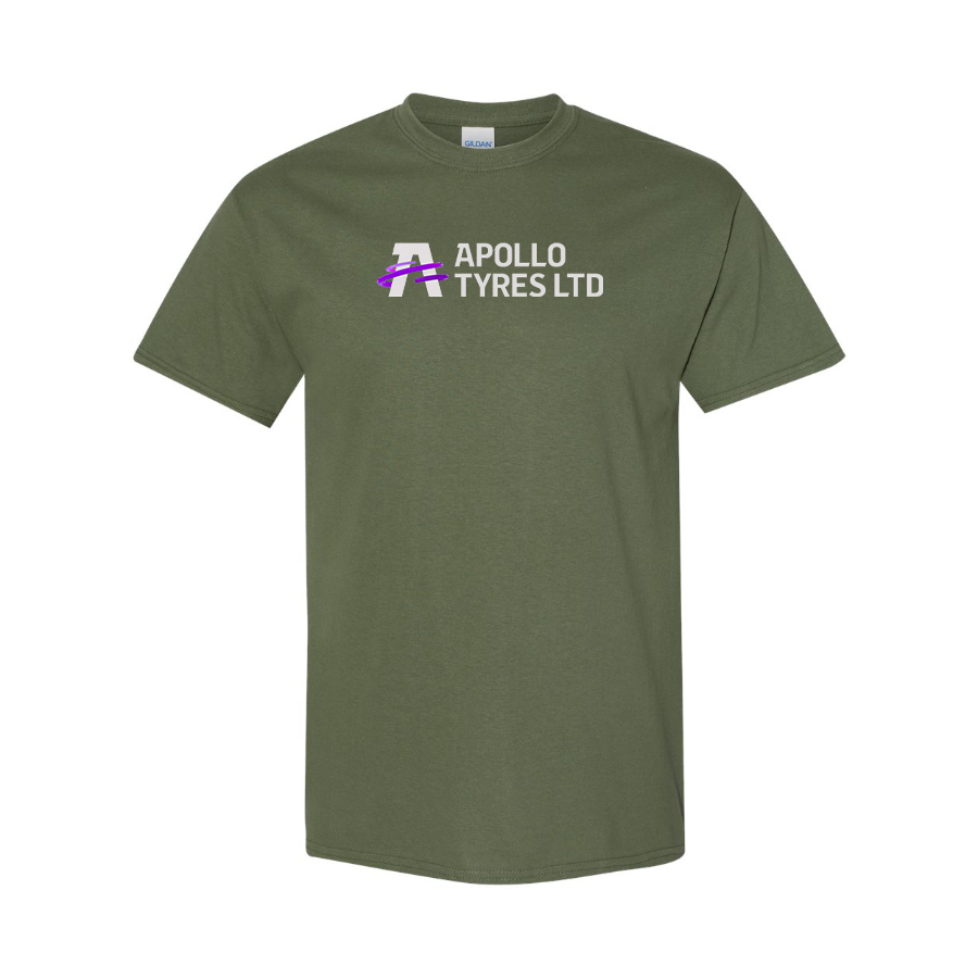 Men's Apollo Tyres Logo Cotton T-Shirt