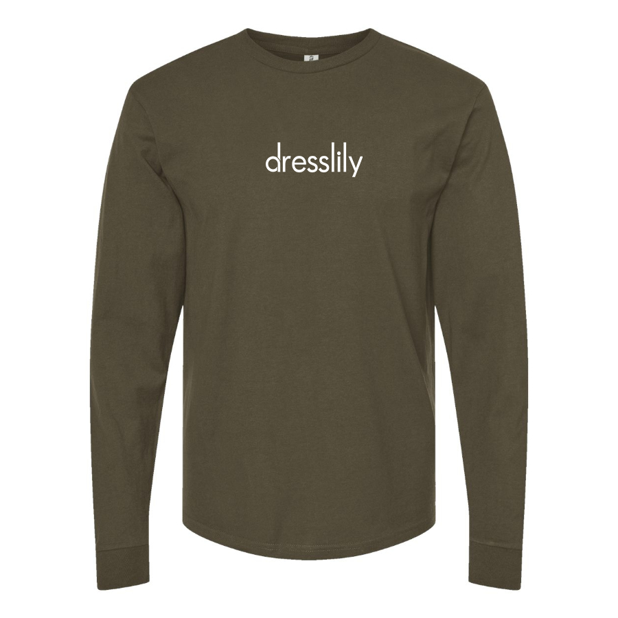 Men's DressLily Logo Cotton Long Sleeve T-Shirt