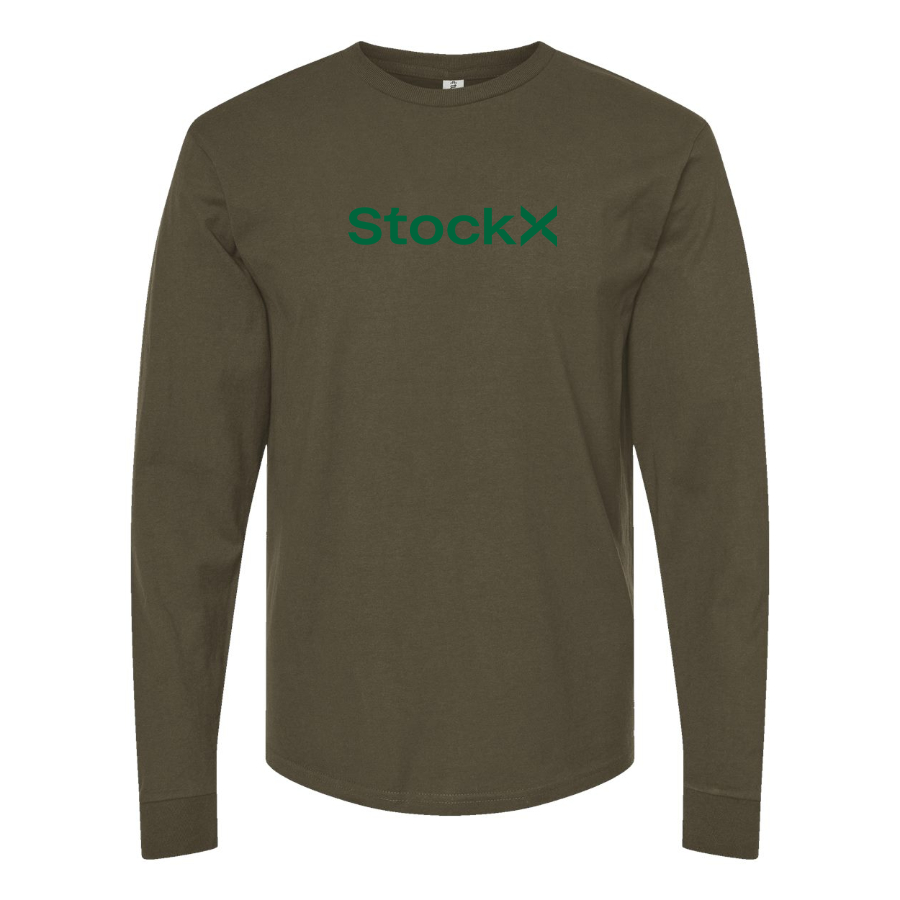 Men's StockX Logo Cotton Long Sleeve T-Shirt