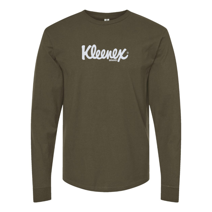 Men's Kleenex Logo Cotton Long Sleeve T-Shirt