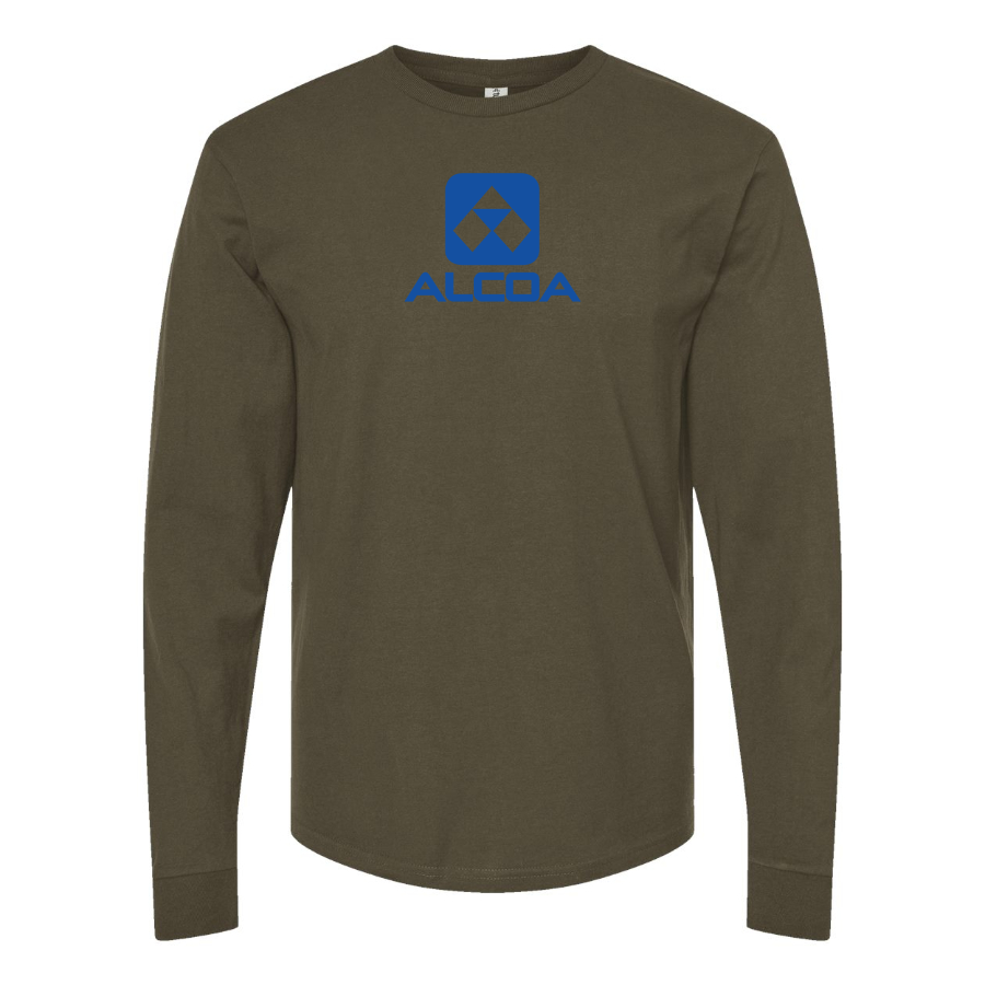 Men's Alcoa Logo Cotton Long Sleeve T-Shirt