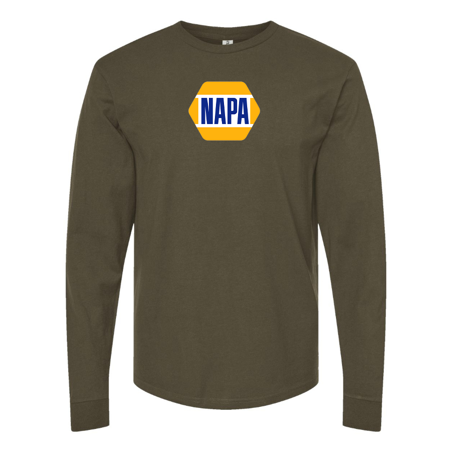Men's Napa Logo Cotton Long Sleeve T-Shirt