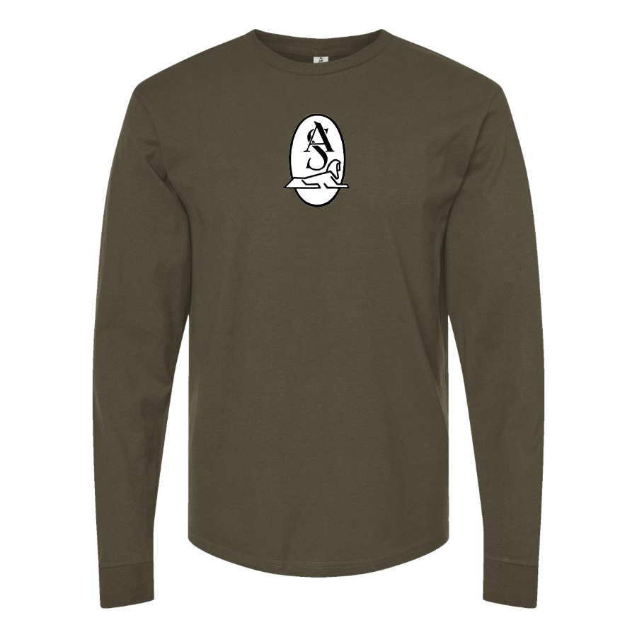 Men's Armstrong Siddeley Logo Cotton Long Sleeve T-Shirt