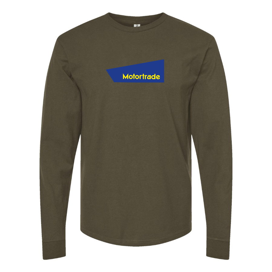 Men's Motortrade Logo Cotton Long Sleeve T-Shirt
