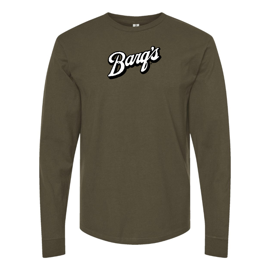 Men's Barqs Logo Cotton Long Sleeve T-Shirt
